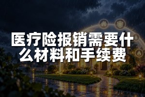 医疗险报销需要什么材料和手续费