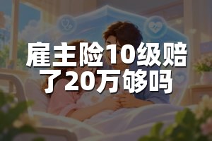 雇主险10级赔了20万够吗