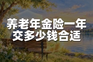养老年金险一年交多少钱合适