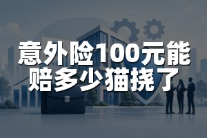 意外险100元能赔多少猫挠了