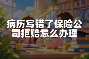 病历写错了保险公司拒赔怎么办理