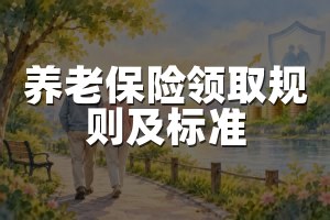 养老保险领取规则及标准