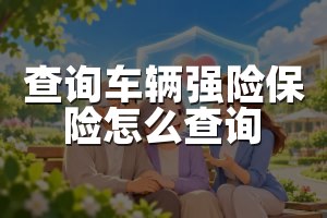 查询车辆强险保险怎么查询