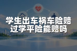 学生出车祸车险赔过学平险能赔吗