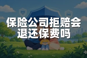 保险公司拒赔会退还保费吗