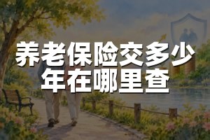 养老保险交多少年在哪里查