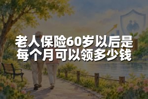 老人保险60岁以后是每个月可以领多少钱