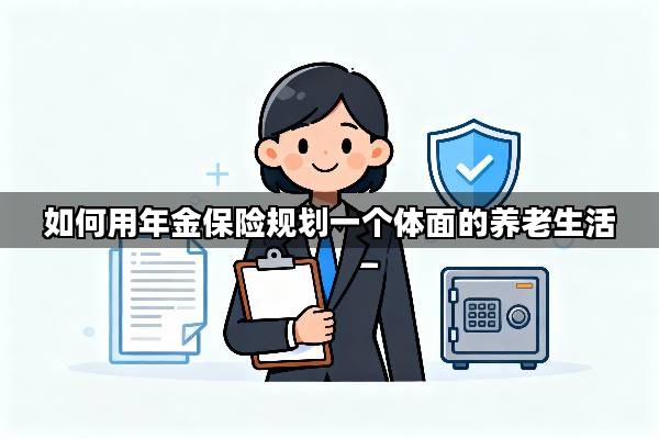 如何用年金保险规划一个体面的养老生活？年金保险养老规划三步法