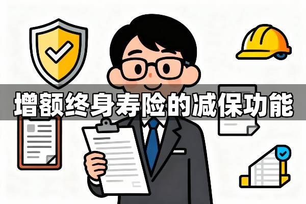 增额终身寿险的减保功能怎么用最划算