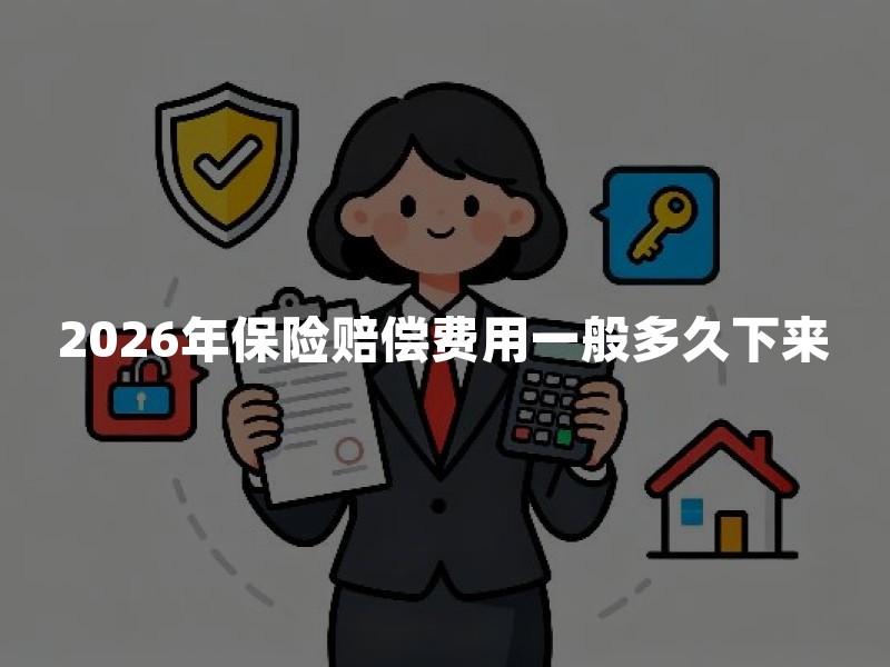 2026年保险赔偿费用一般多久下来？保险理赔款多久到账一文讲清