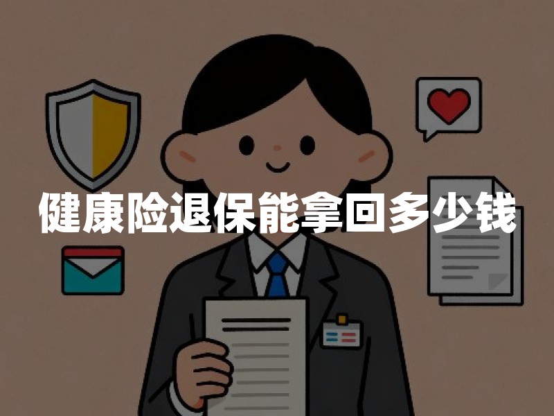 健康险退保能拿回多少钱？真正要看的不是已交保费