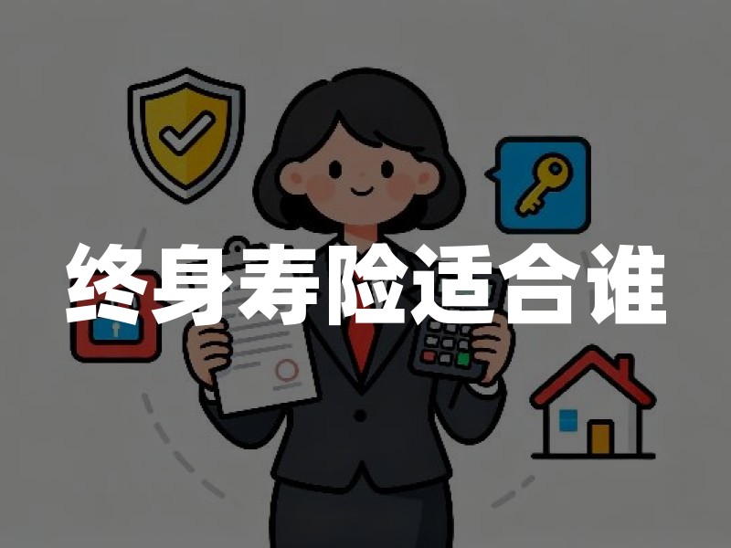 终身寿险适合谁？优点很清楚，缺点也不能装看不见