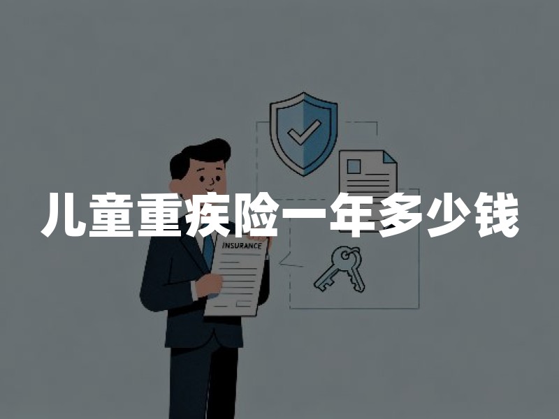 儿童重疾险一年多少钱？别急着比价格，先看这笔钱保得够不够