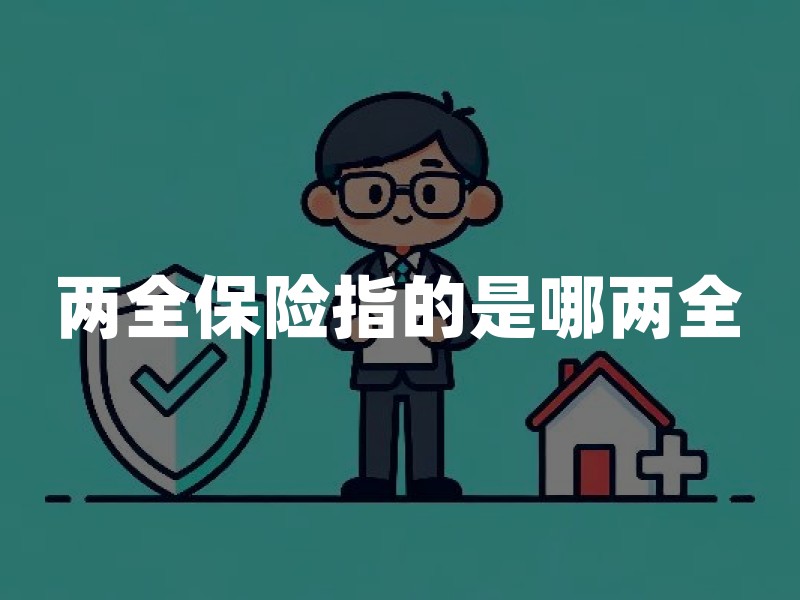 两全保险指的是哪两全？生存保险和死亡保险怎么赔