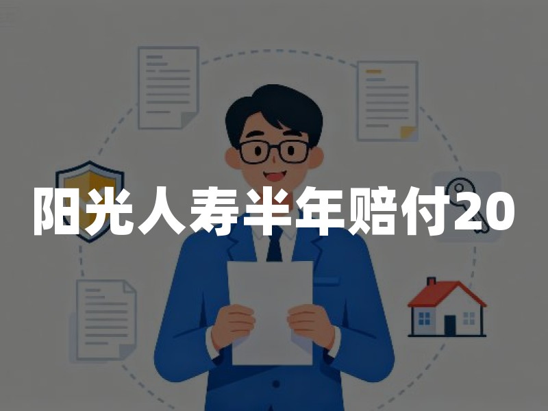 阳光人寿半年赔付20.2亿元：真正难扛的，往往不是一张医疗账单