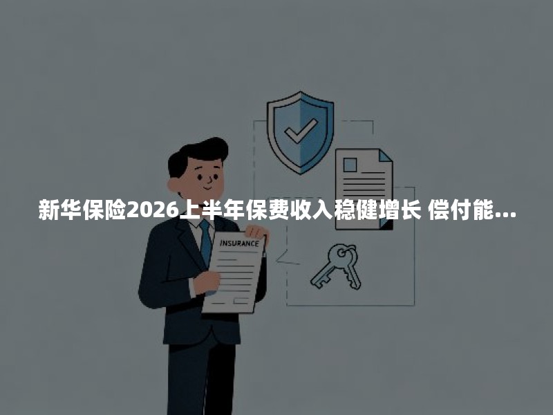 新华保险2026上半年保费收入稳健增长 偿付能力充足率符合监管要求