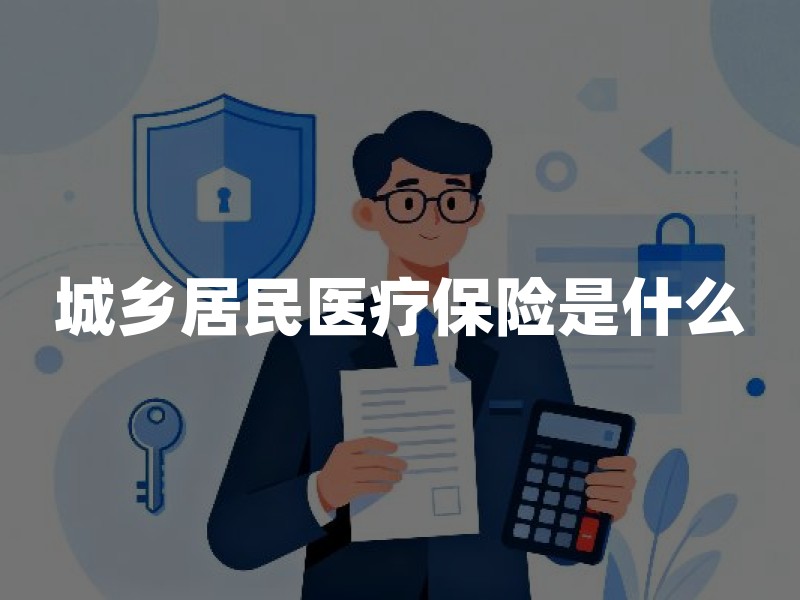城乡居民医疗保险是什么：参保缴费、待遇与办理要点