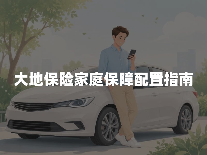 大地保险家庭保障配置指南：从预算、成员到风险缺口的三步规划