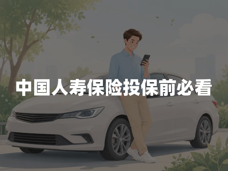 中国人寿保险投保前必看：保险责任、责任除外与条款边界怎么读