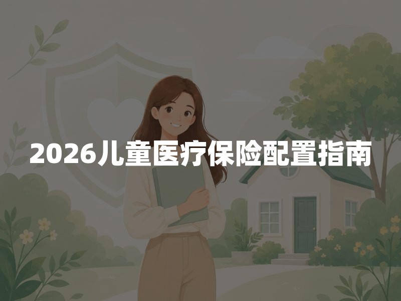 2026儿童医疗保险配置指南：少儿医保与商业医疗险的智慧搭配