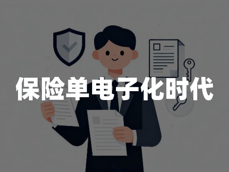 保险单电子化时代：家长必知的保单法律效力与保管指南