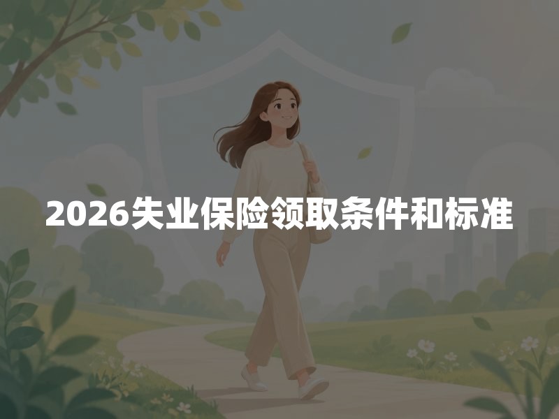 2026失业保险领取条件和标准：失业后怎么判断能否领、领多少？