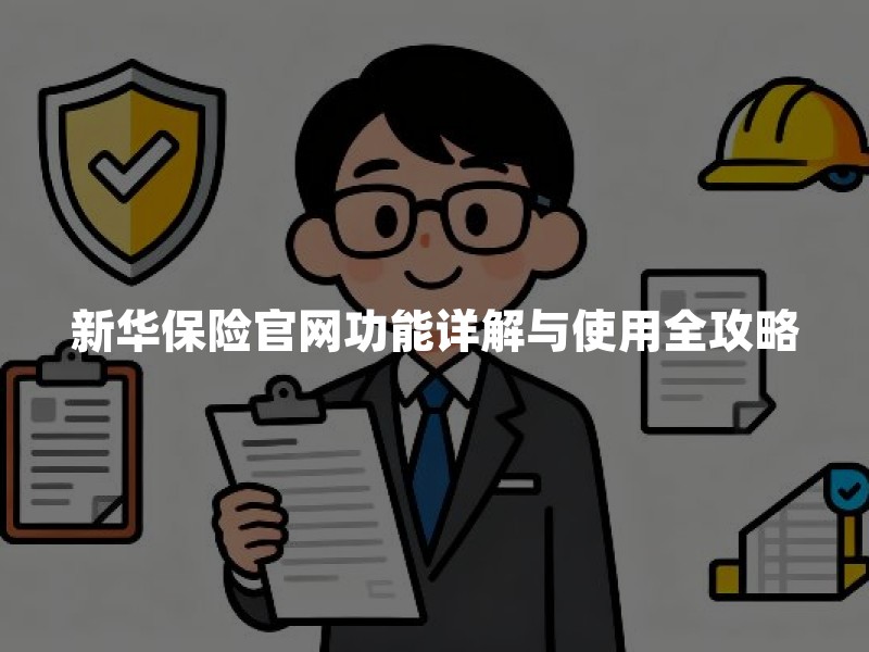 新华保险官网功能详解与使用全攻略：投保、查询、理赔一站式指南