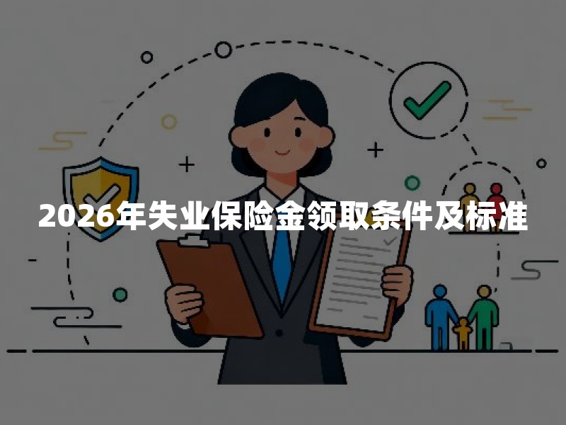 2026年失业保险金领取条件及标准：最新政策与常见问题解答
