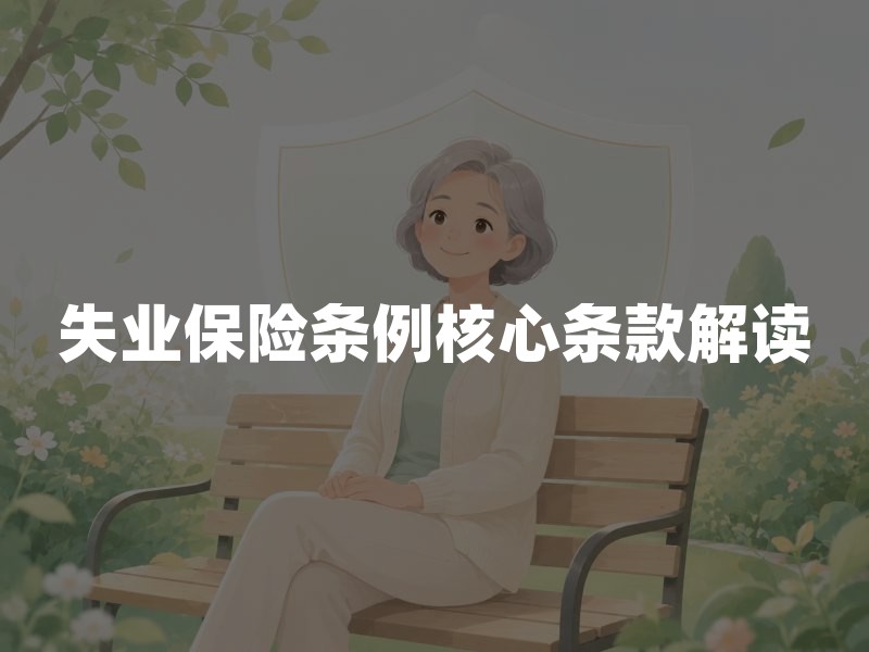 失业保险条例核心条款解读：领取条件、标准与申领流程