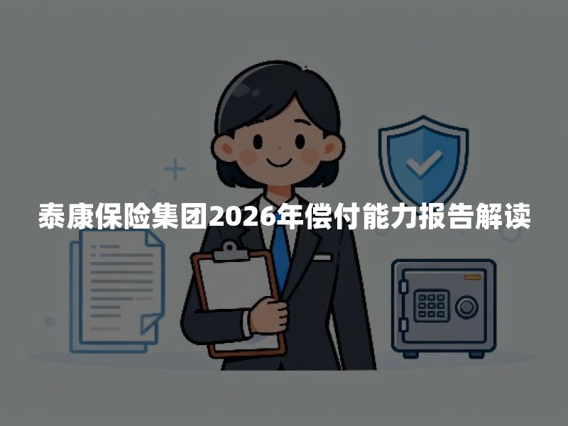 泰康保险集团2026年偿付能力报告解读：风险评级持续A类，稳健经营显实力