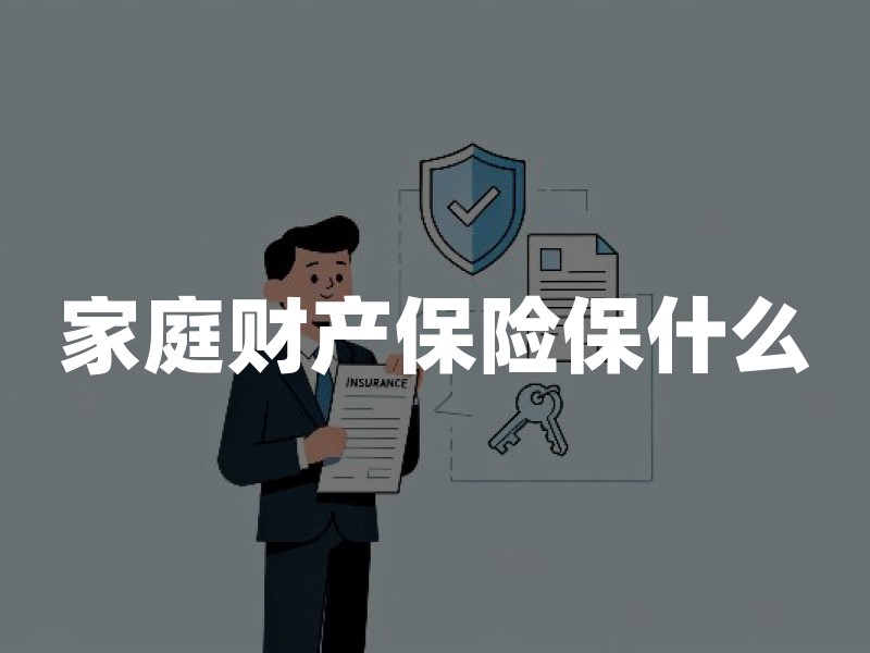 家庭财产保险保什么、不保什么：投保与理赔边界一次讲清