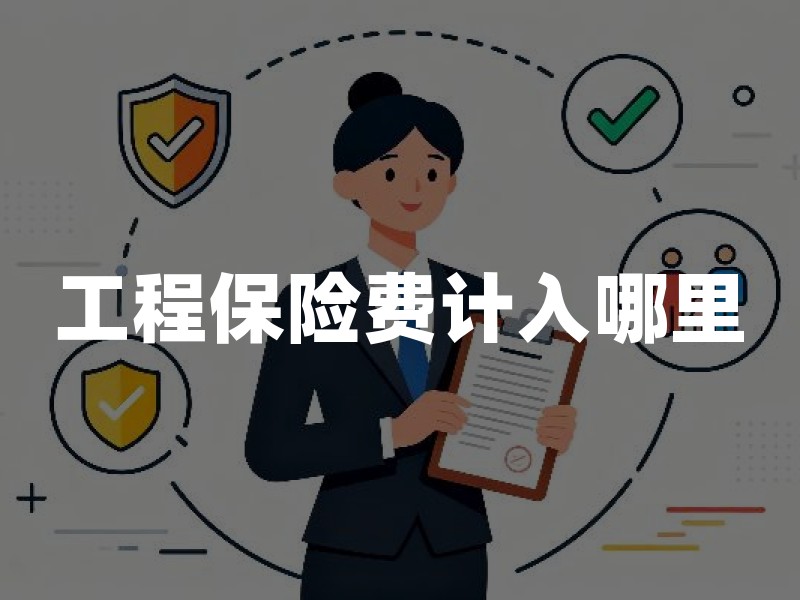 工程保险费计入哪里？险种边界、影响因素与投保理赔资料清单