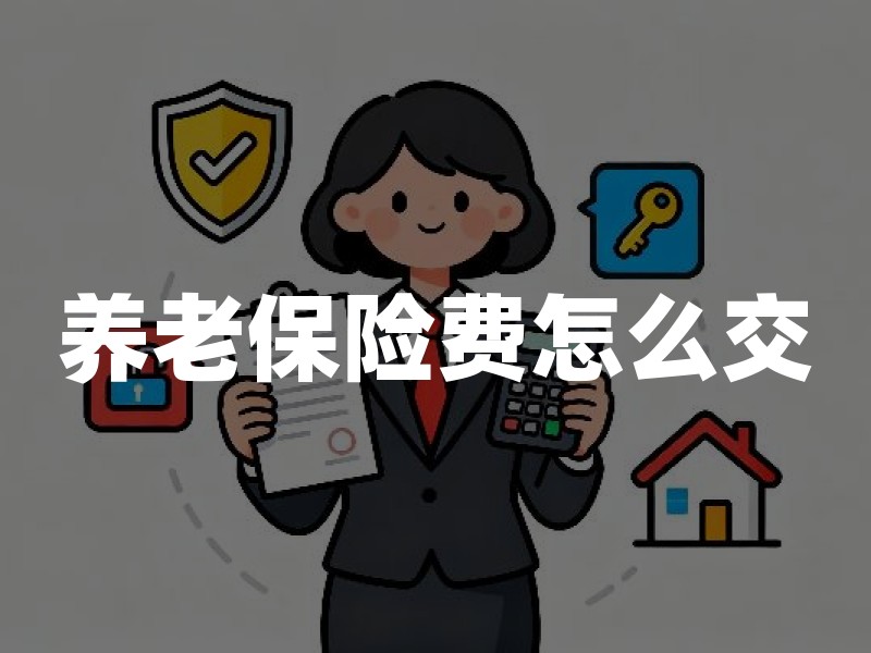 养老保险费怎么交？2026年最新缴费标准与方式解析