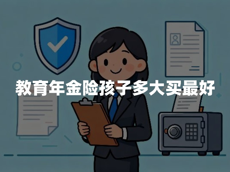 教育年金险孩子多大买最好？2026年孩子教育金规划指南