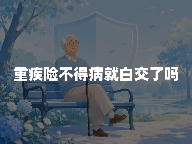 重疾险不得病就白交了吗？消费型、储蓄型、返还型重疾险区别详解