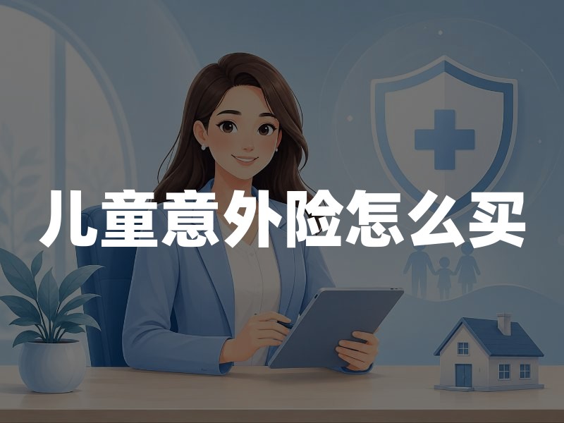 儿童意外险怎么买？2026年少儿意外险保额、医疗报销及投保指南