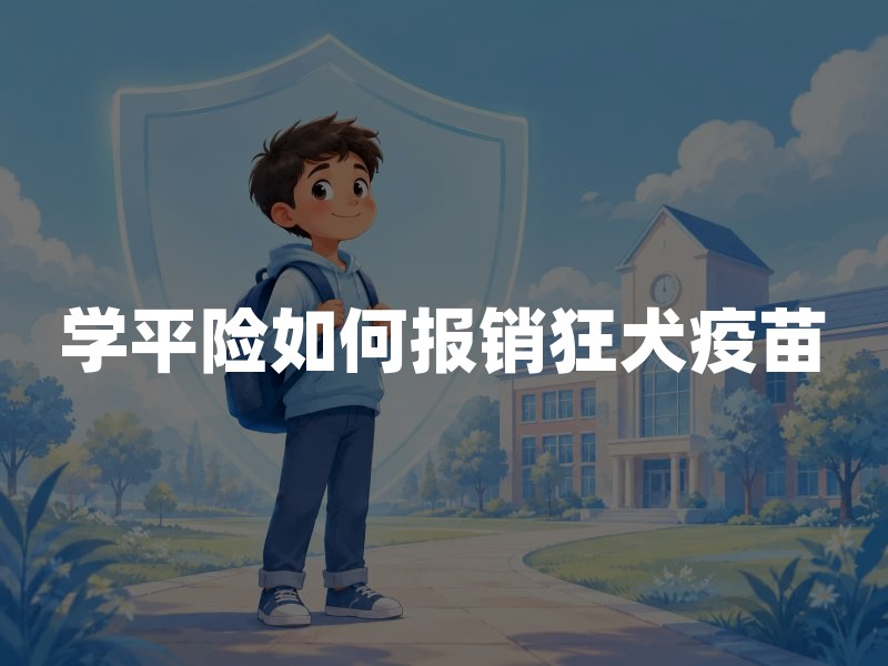 学平险如何报销狂犬疫苗？2026年学平险报销指南