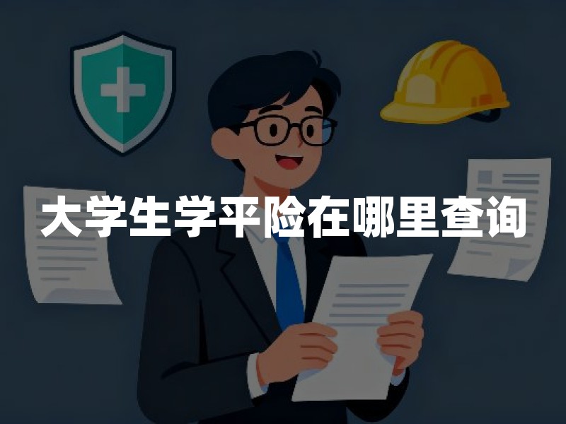 大学生学平险在哪里查询？2026年学平险保单查询指南