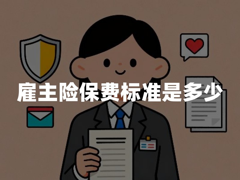 雇主险保费标准是多少？雇主责任险保费怎么算
