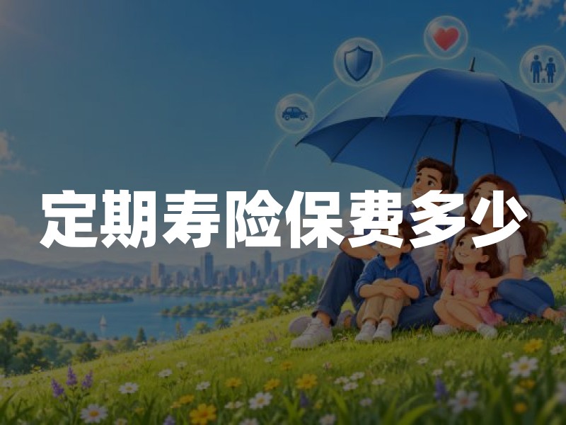 定期寿险保费多少？2026年定期人寿保险价格参考