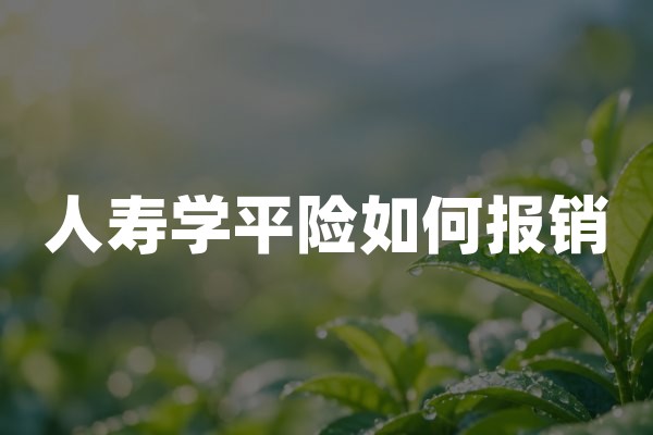 人寿学平险如何报销？中国人寿学生保险理赔流程指南