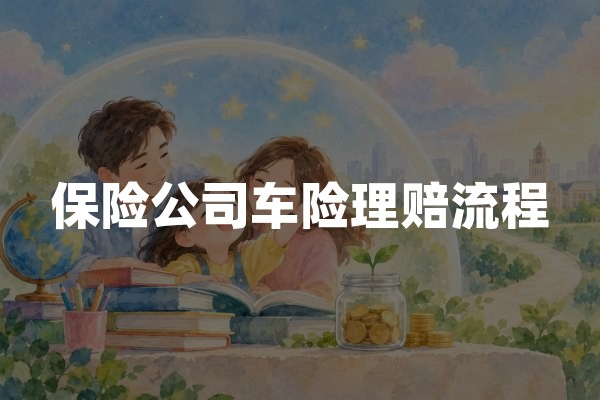 保险公司车险理赔流程：2026年汽车保险赔付步骤与材料指南