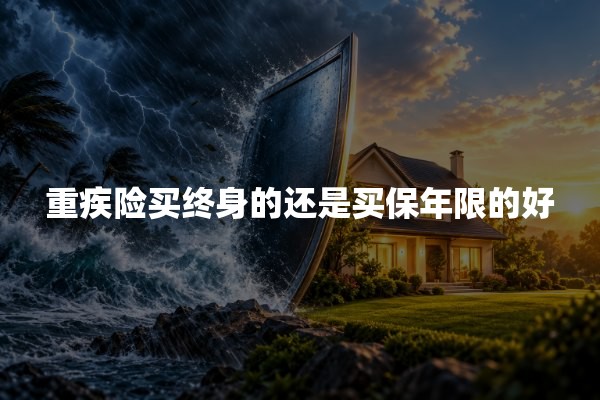 重疾险买终身的还是买保年限的好？重大疾病保险保障期限选择指南