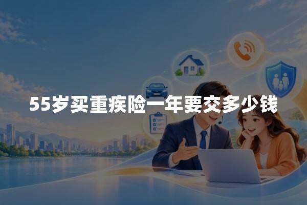 55岁买重疾险一年要交多少钱(2026年保费参考)