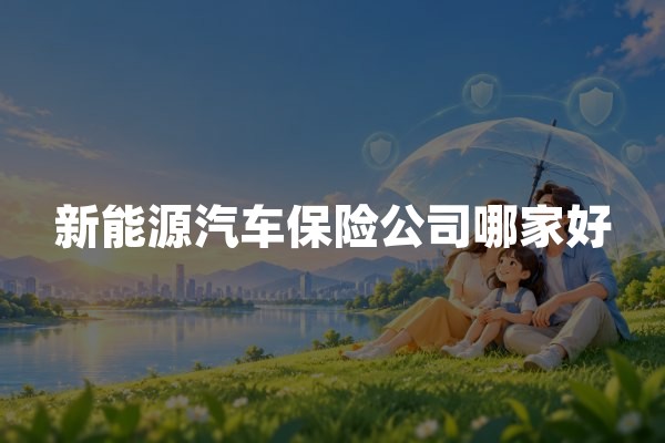 新能源汽车保险公司哪家好？2026年新能源车险服务与选择指南