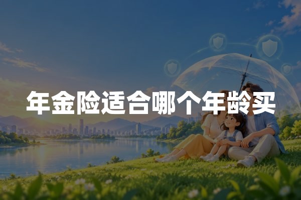 年金险适合哪个年龄买？不同年龄的投保时机与选择建议